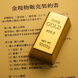 〔改正民法対応版〕金現物販売契約書