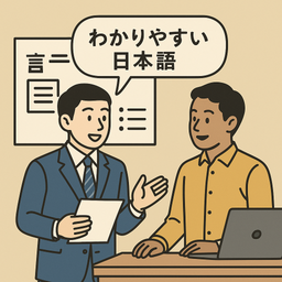 外国人と働く時の分かりやすい日本語表現マニュアル