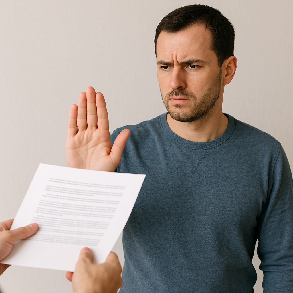 設備交換費用に関する抗議書(支払い拒否通知書)