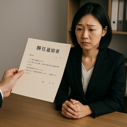 解任通知書