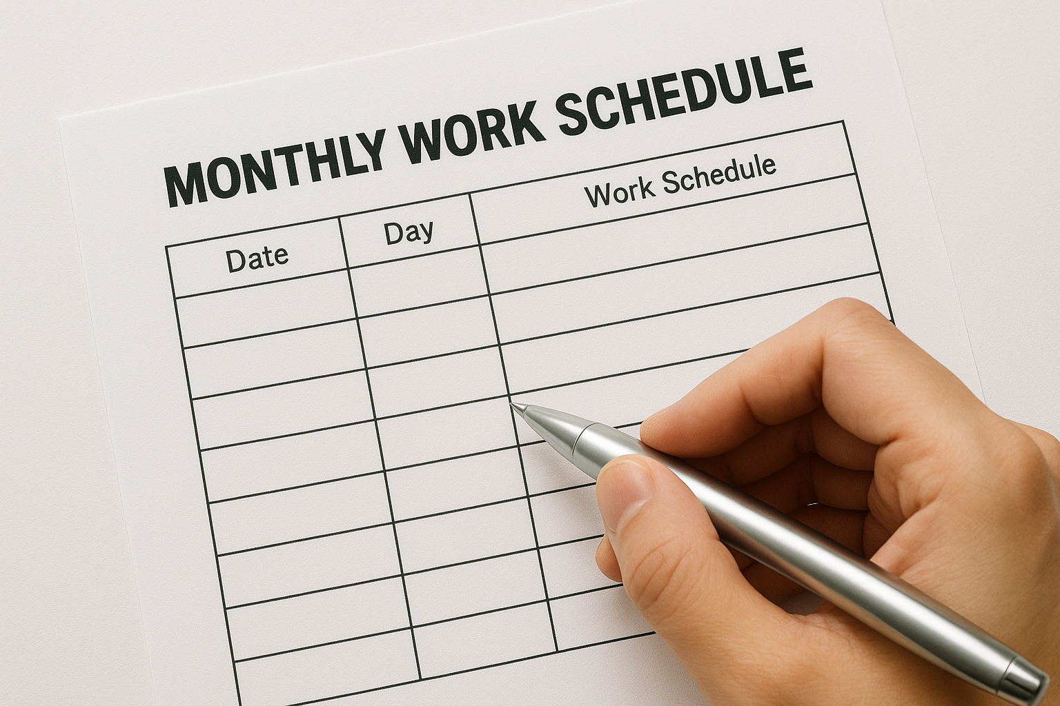 月間業務計画規程