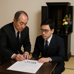 祭祀の承継者を定める合意書