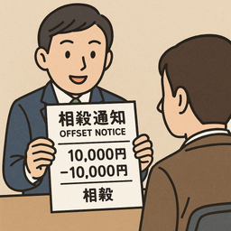 【改正民法対応版】相殺通知書(売掛金用)