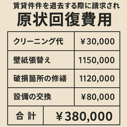 賃貸退去時原状回復費請求への反論文書集(簡潔版)