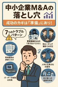 中小企業M&amp;Aの落とし穴📊 成功のカギは「準備」にあり！