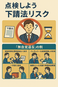 「下請法は購買部門だけのルール」だと思ったら大間違い！🚨 全社的なコンプライアンスリスクの実態
