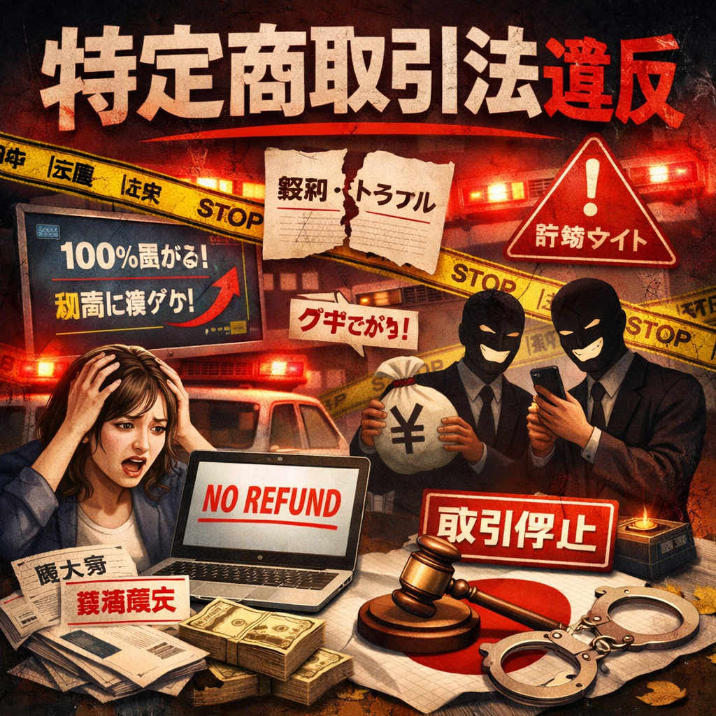 🚨 スリムビューティハウスに3ヶ月の業務停止命令！特定商取引法違反から学ぶ「やってはいけない勧誘」とは