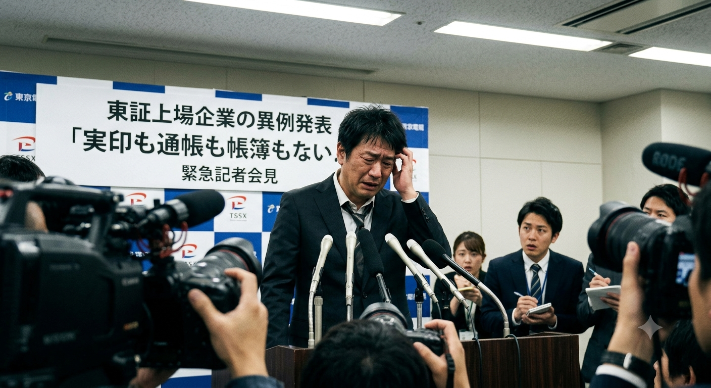 実印も帳簿も通帳もない…東証上場企業「消失」事件を監査・法務の視点で読み解く 📂🔍