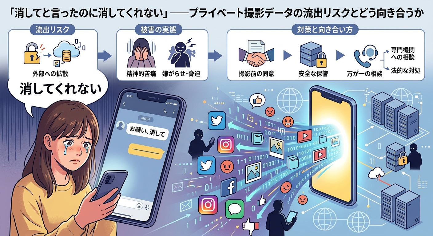 「消してと言ったのに消してくれない」――プライベート撮影データの流出リスクとどう向き合うか