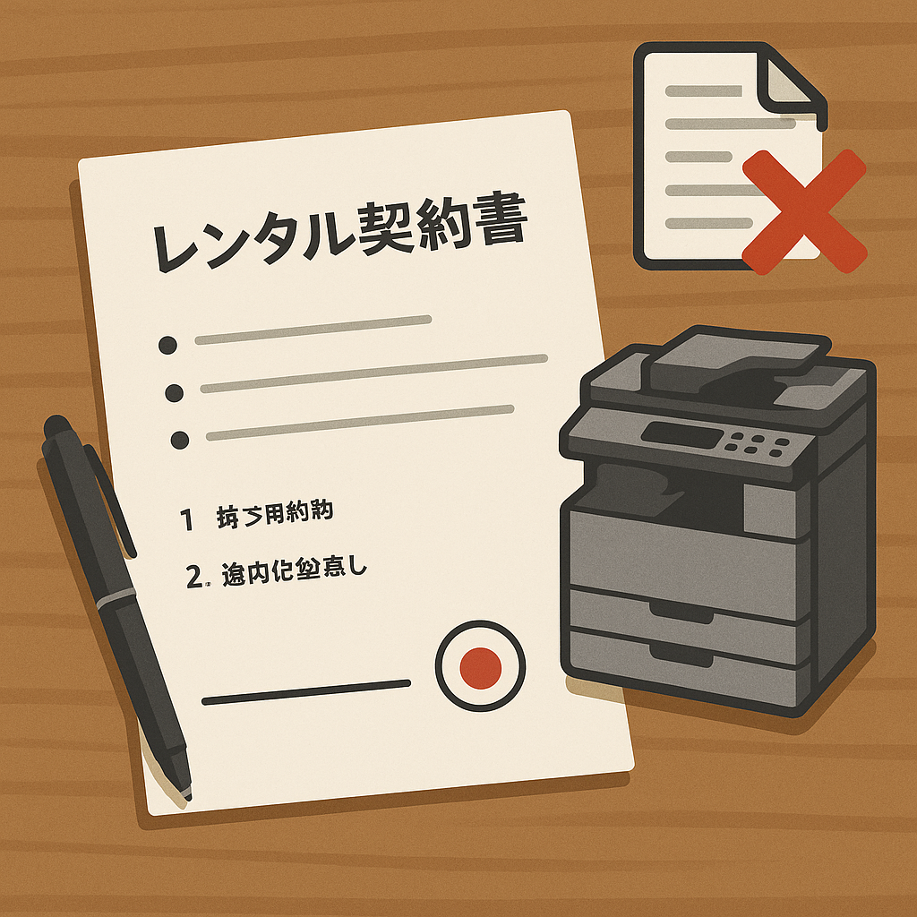〔改正民法対応版〕複写機レンタル契約書