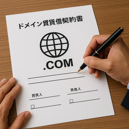 〔改正民法対応版〕ドメイン賃貸借契約書