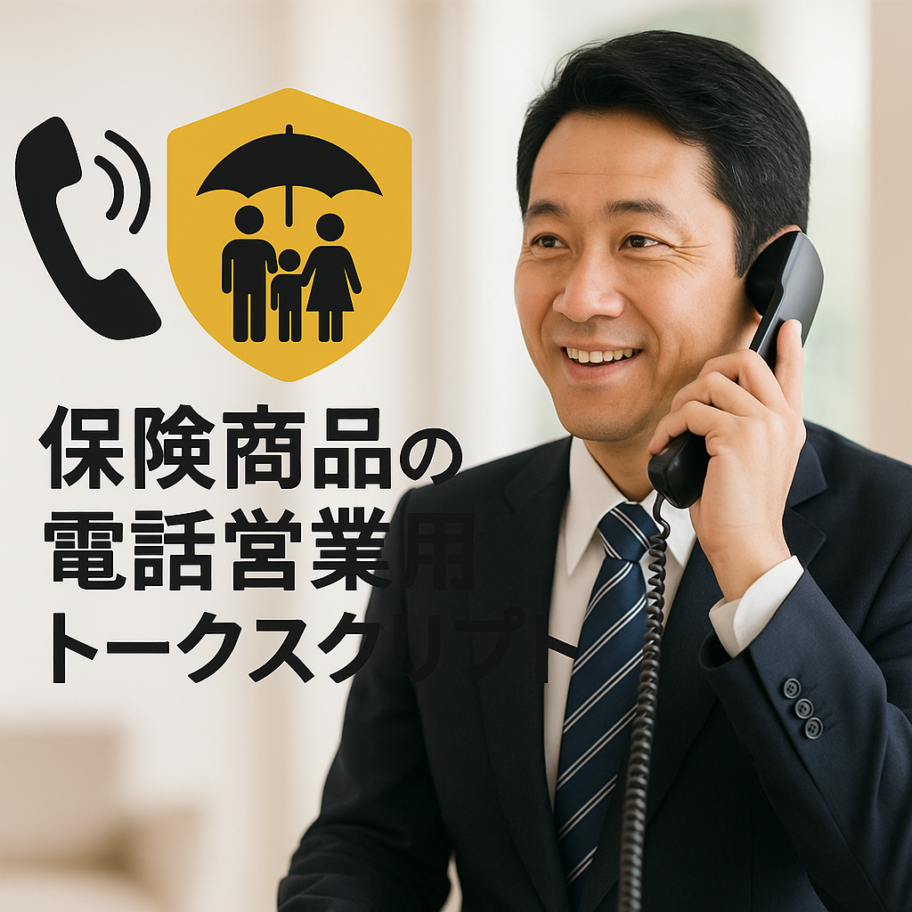 保険商品の電話営業用トークスクリプト