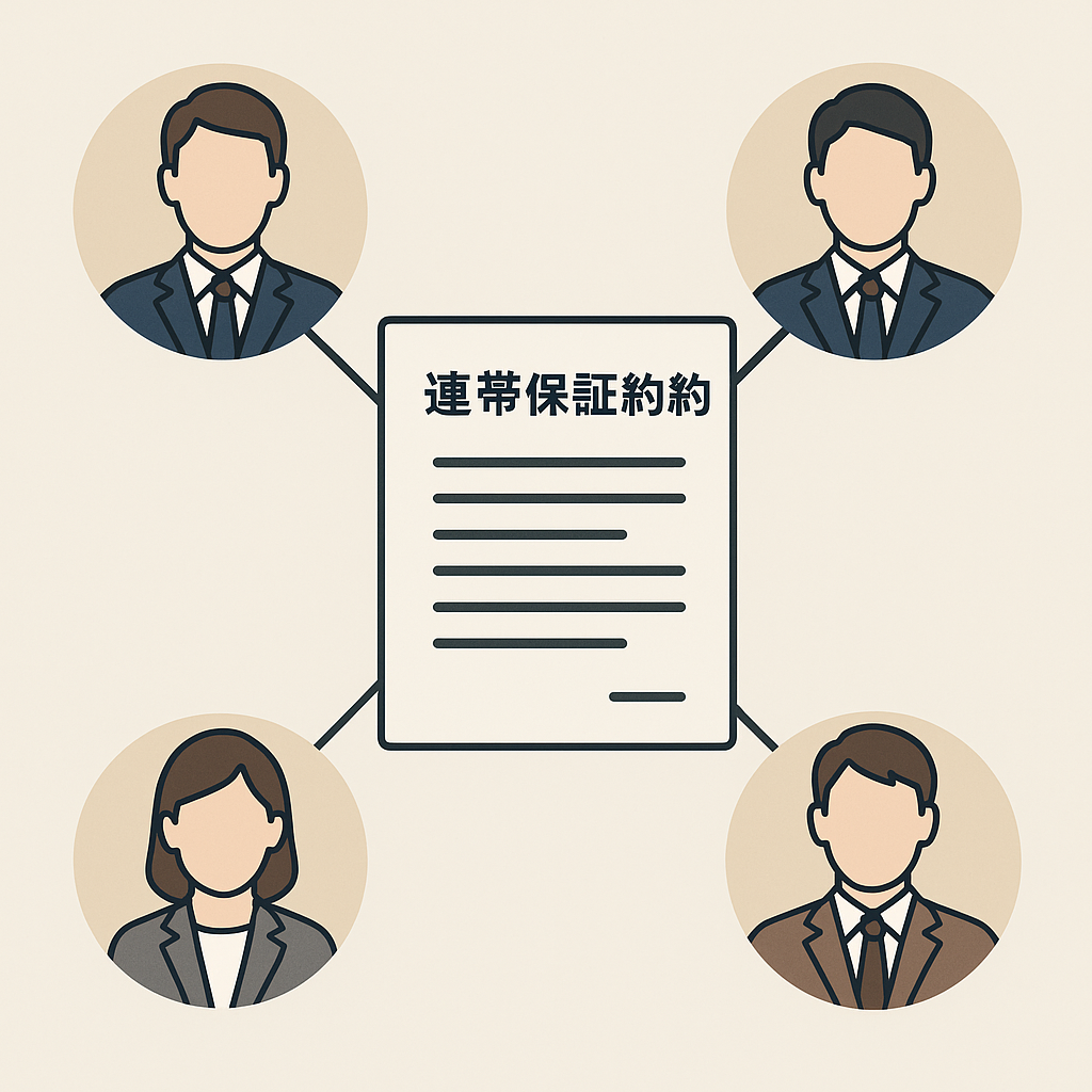 保証契約書（４者間の連帯保証契約）
