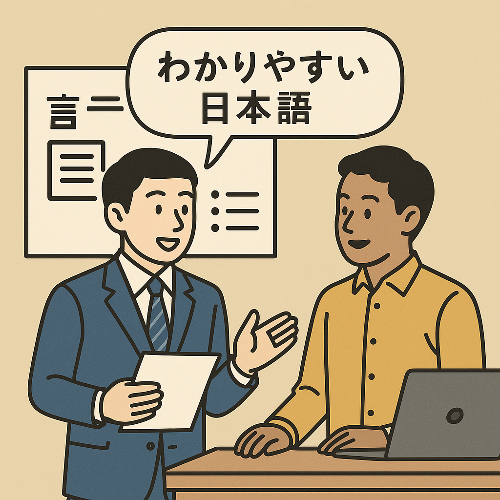 外国人と働く時の分かりやすい日本語表現マニュアル