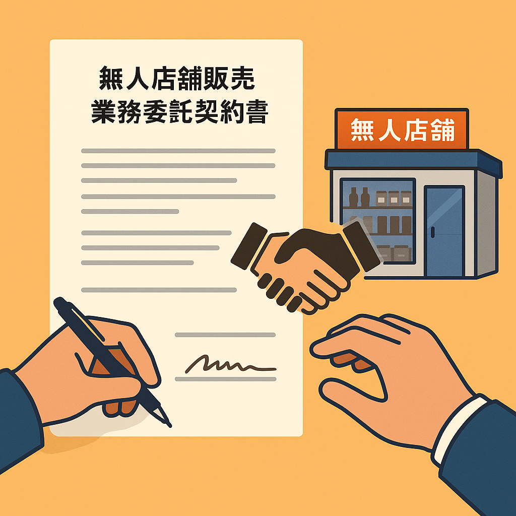 〔改正民法対応版〕無人店舗販売業務委託契約書