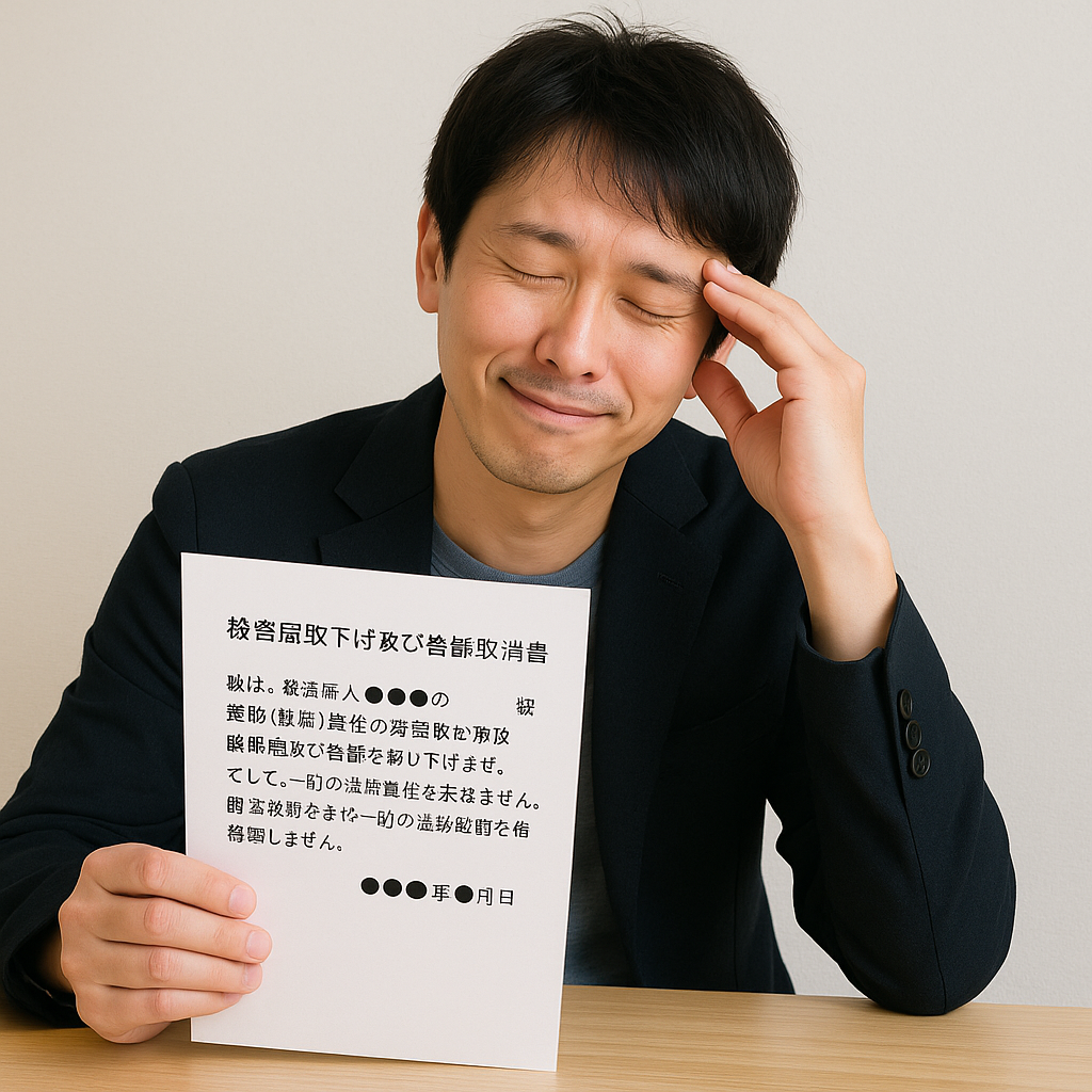 被害届取下げ及び告訴取消書