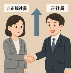 非正規社員から正社員への転換規程