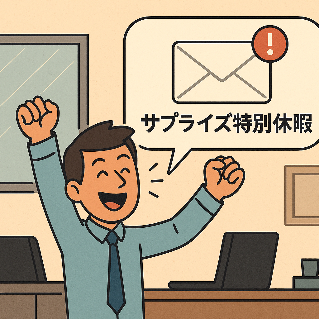 サプライズ特別休暇付与規程
