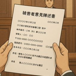被害者意見陳述書（刑事裁判用・厳罰希望版）傷害事件用・詳細版