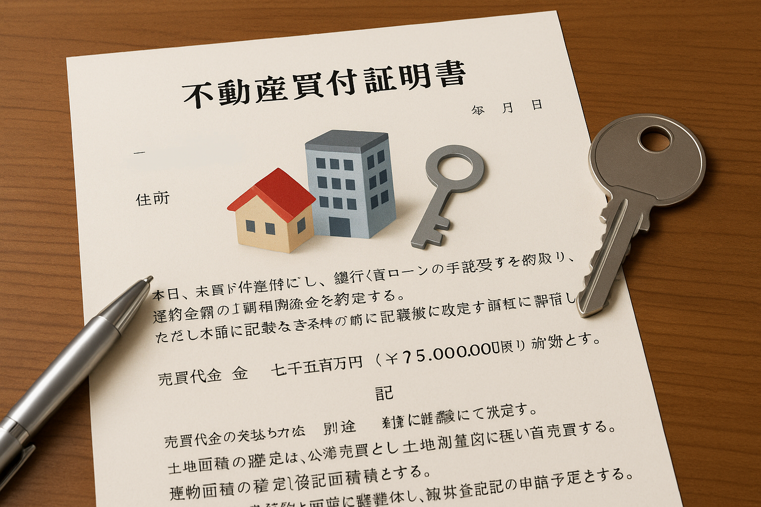 不動産買付証明書