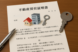 不動産買付証明書