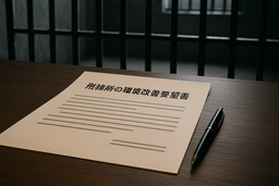 刑務所の環境改善要望書