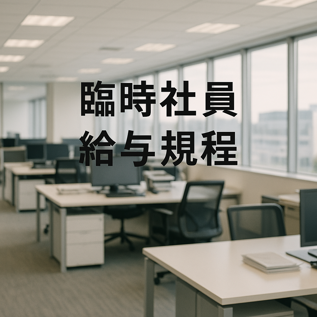 臨時社員給与規程