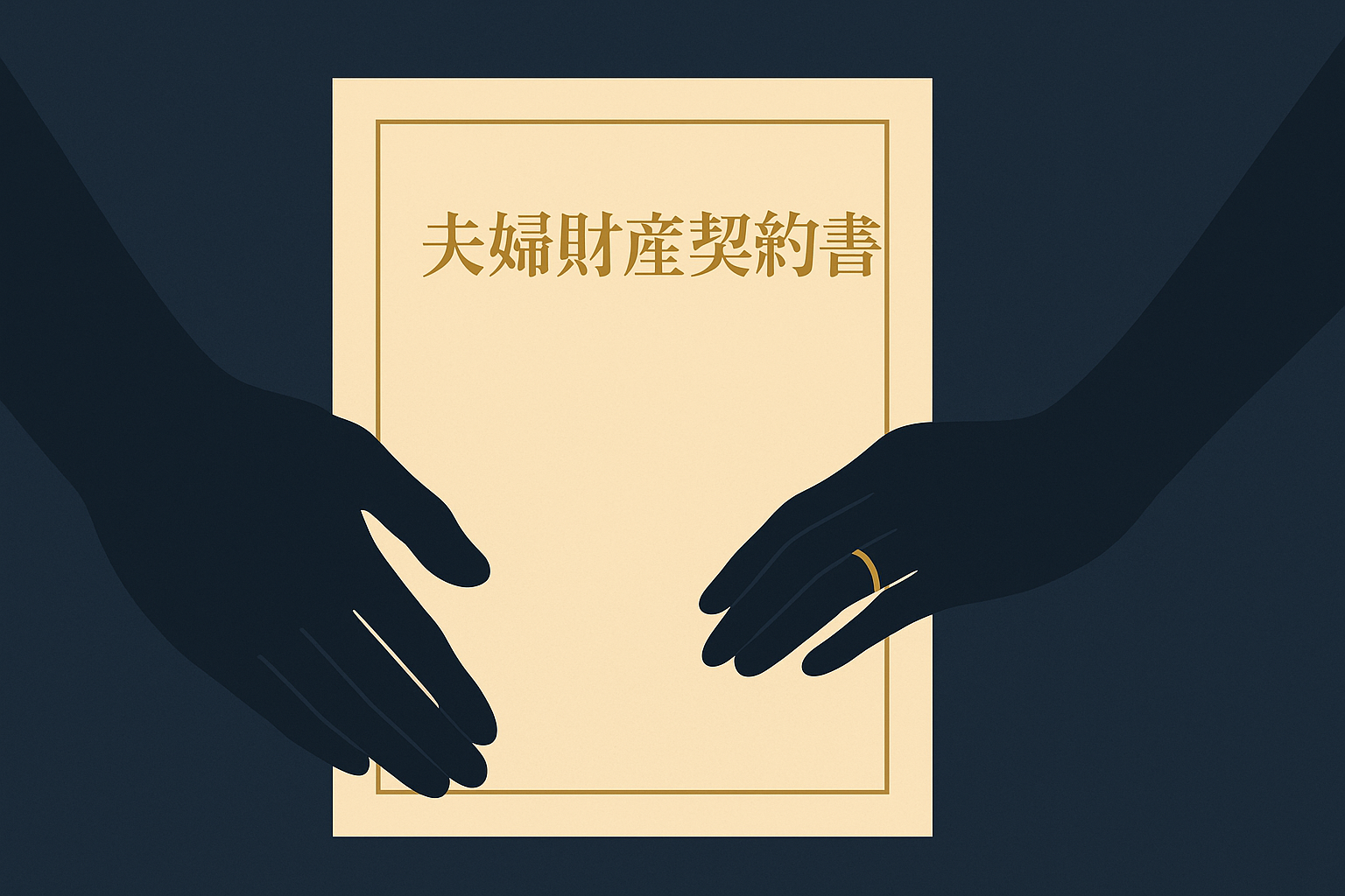 【改正民法対応版】夫婦財産契約書