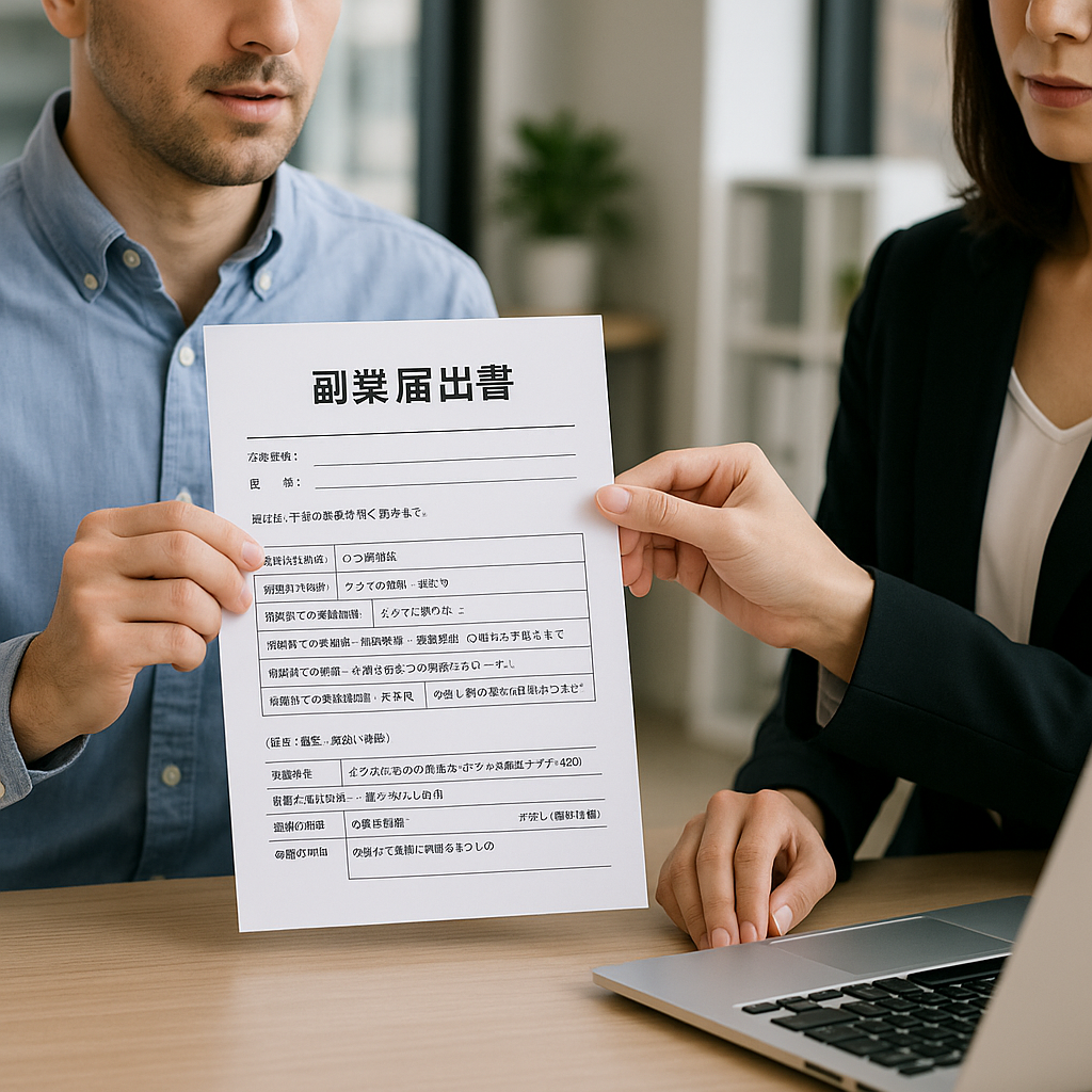〔改正民法対応版〕兼業届出書