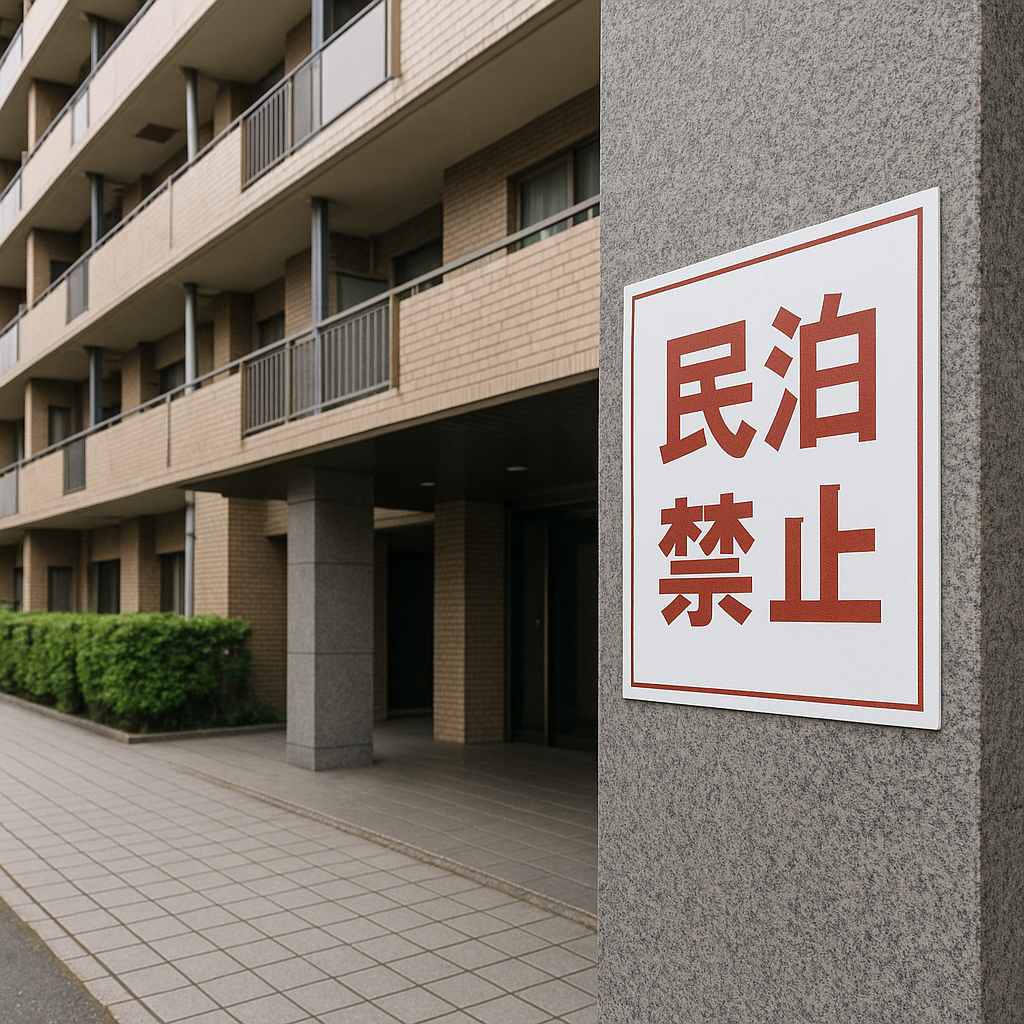 民泊禁止に関する入居者誓約書