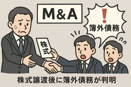 会社買収後発見の簿外債務に関する責任及び補償示談書