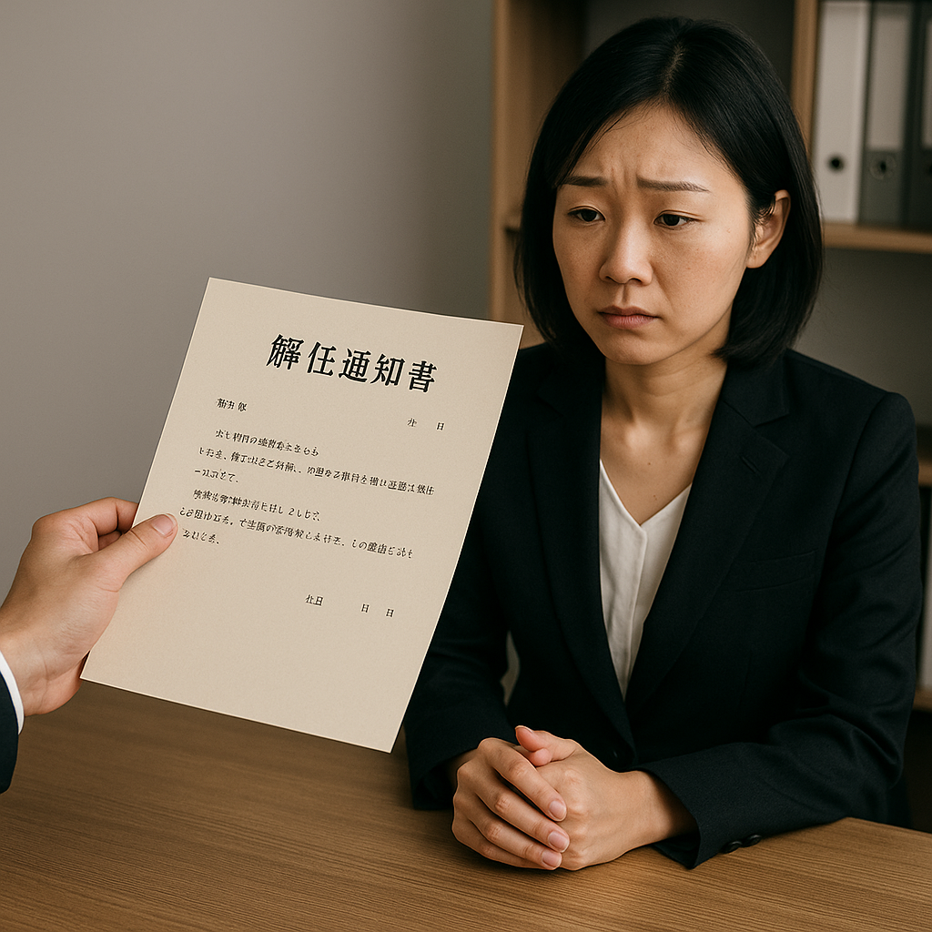 解任通知書