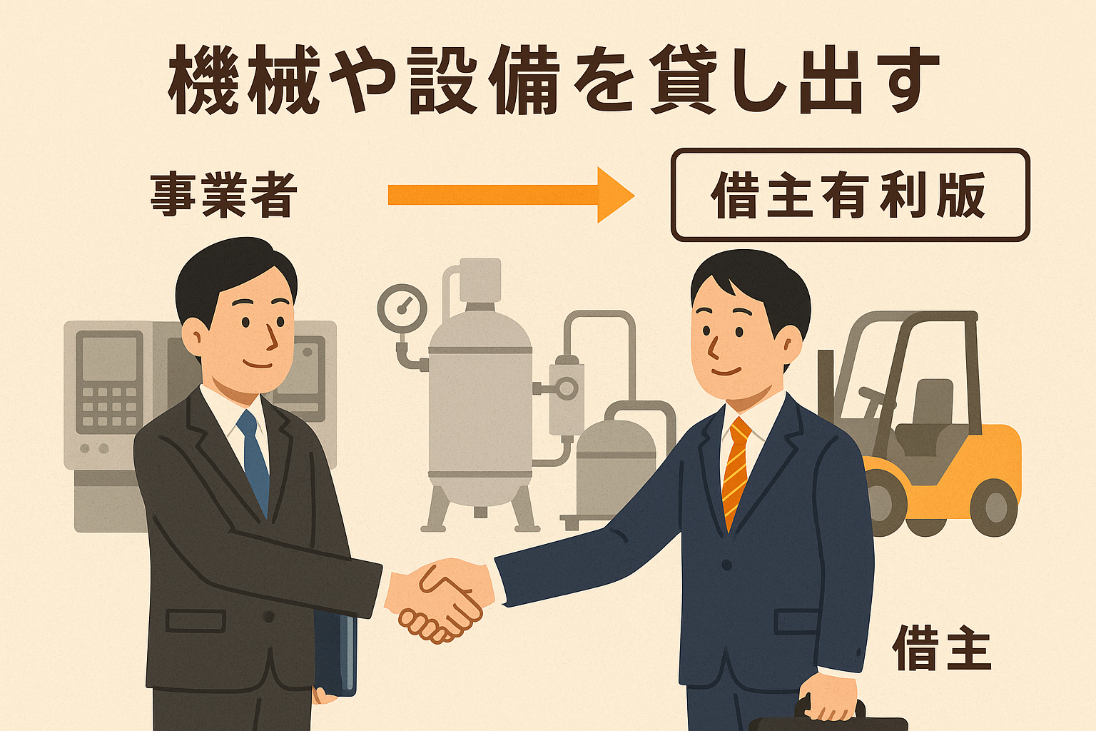 〔改正民法対応版〕機械・設備賃貸借契約書（借主有利版）