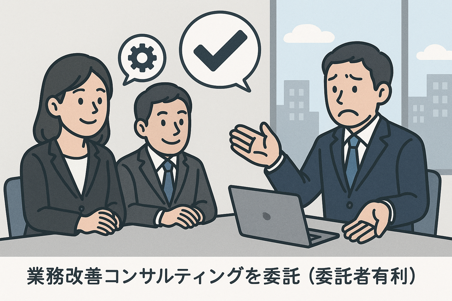 〔改正民法対応版〕業務改善コンサルティング業務委託契約書（委託者有利版）
