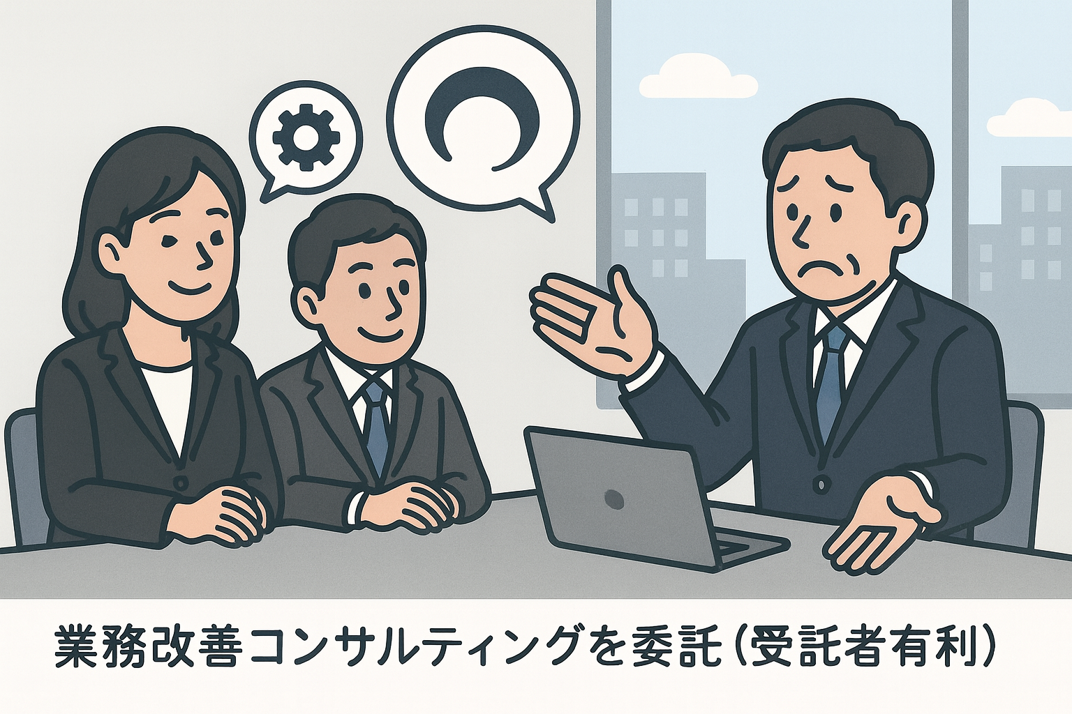 〔改正民法対応版〕業務改善コンサルティング業務委託契約書（受託者有利版）