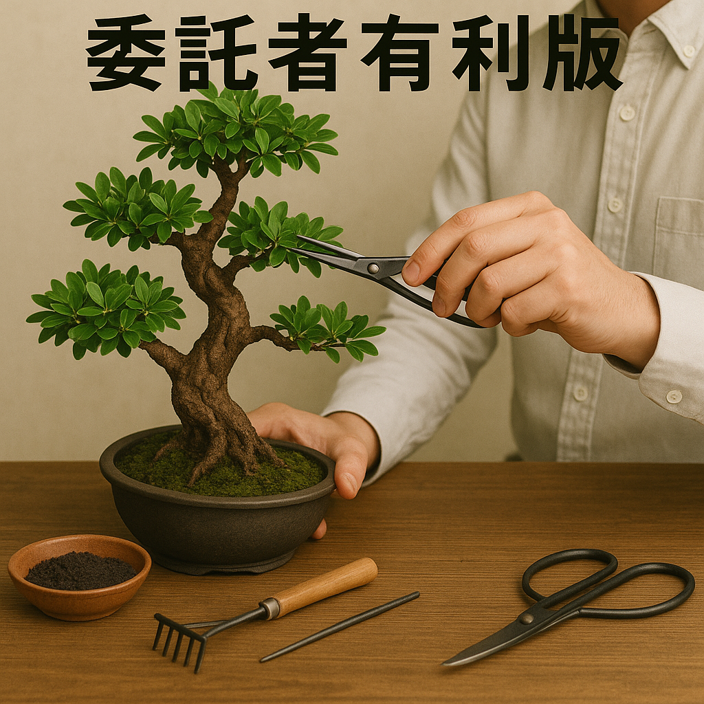 〔改正民法対応版〕盆栽管理及び造形技術委託契約書（委託者有利版）