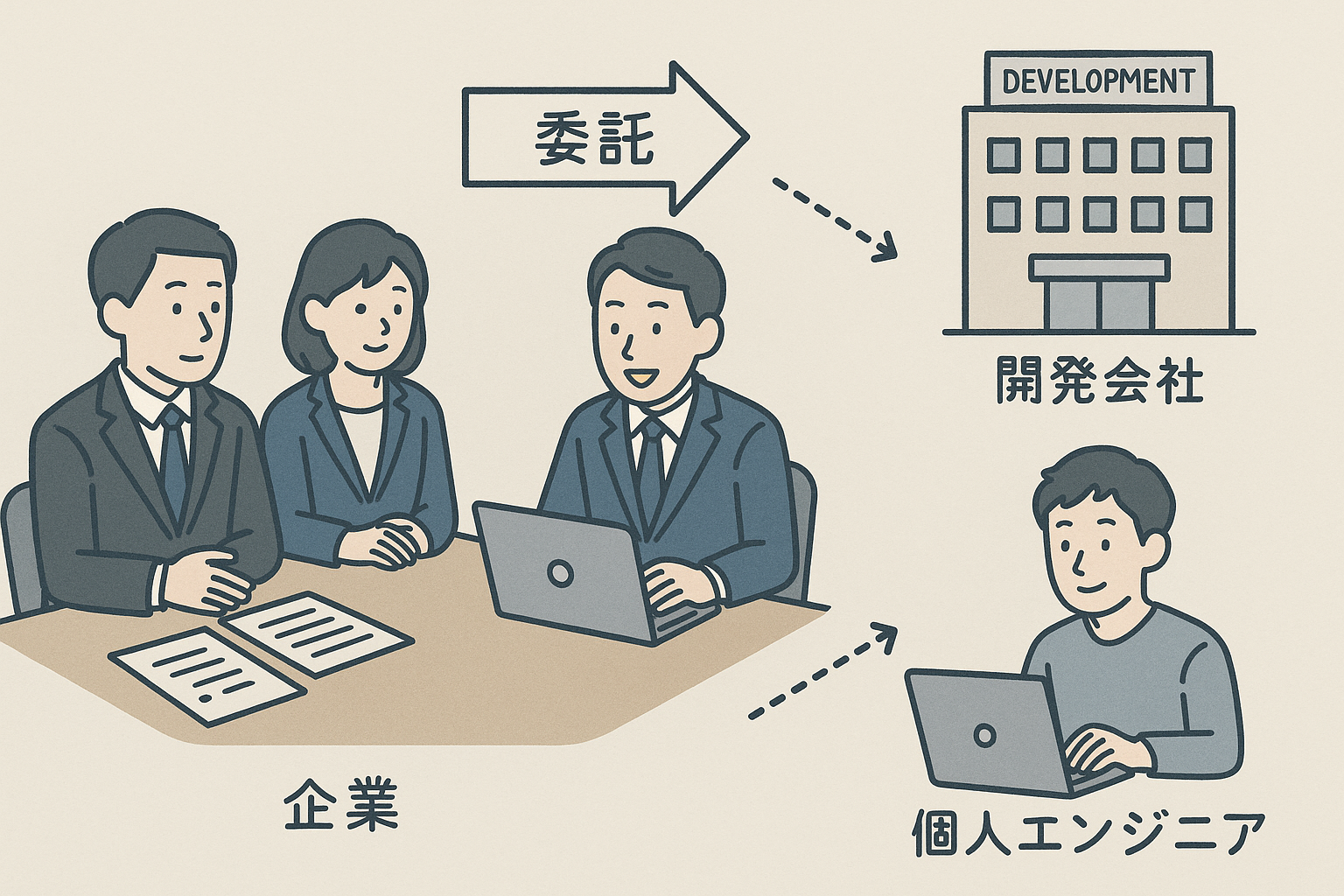 系统开发业务委托合同（システム開発業務委託契約書）