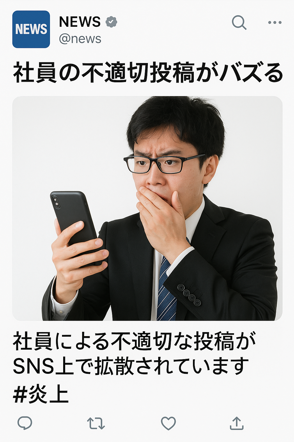 SNS炎上時の社内初動マニュアル ～社員の不適切投稿がバズった時の対処法～