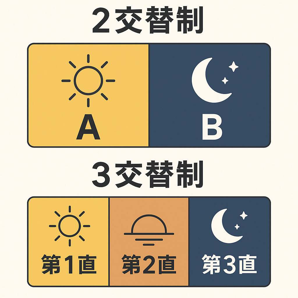交替勤務規程（2交替制）（3交替制）