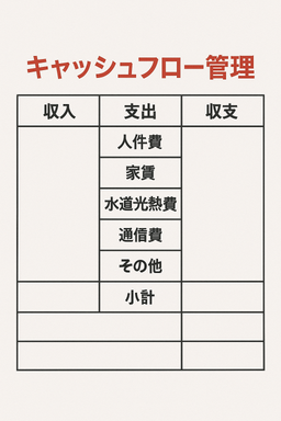 すぐに使えるキャッシュフロー管理表(Excel)