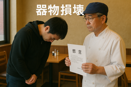 〔被害者宛〕器物損壊事件の犯人による謝罪文