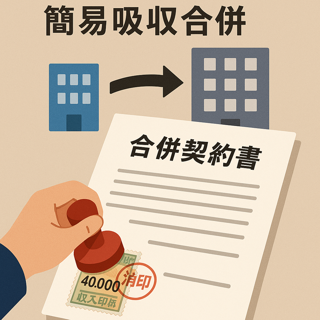 合併契約書（簡易吸収合併）