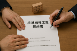根抵当権の極度額および被担保債権の変更契約書