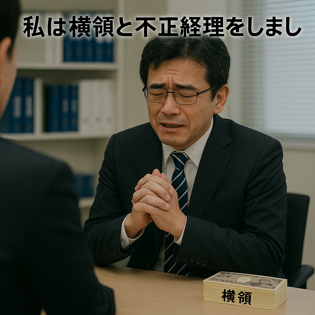 （横領を本人が認める内容の）自認書