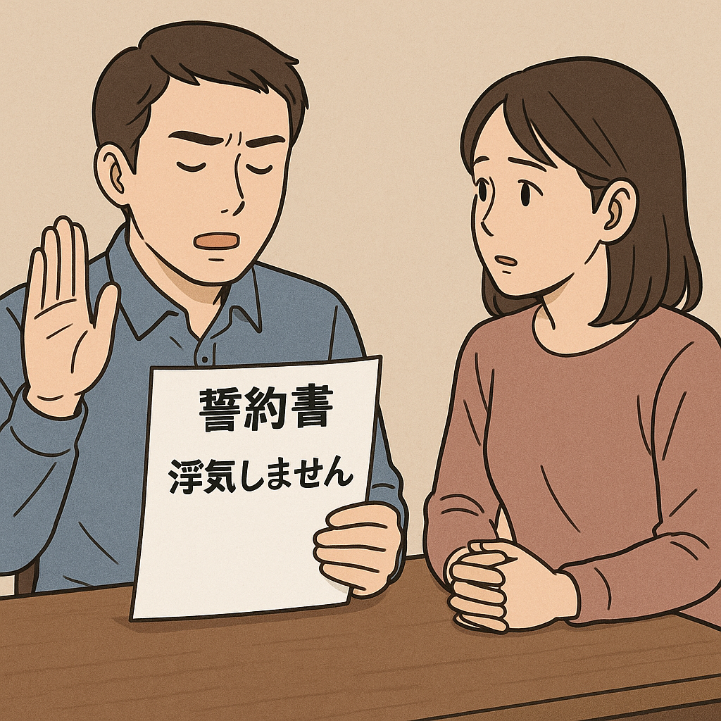【改正民法対応版】浮気をしない旨の誓約書　