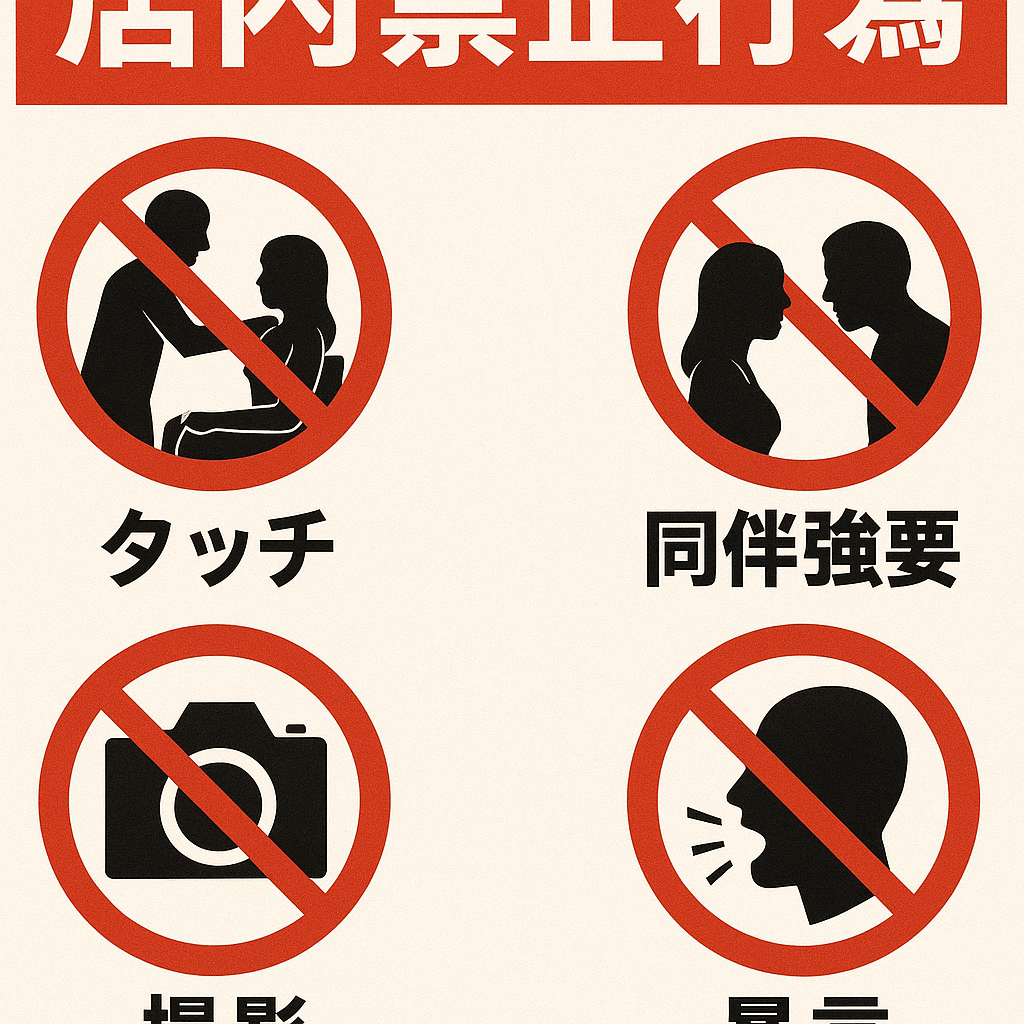 【保証人無し版】キャバクラ店内禁止行為に関する誓約・再発防止約束書