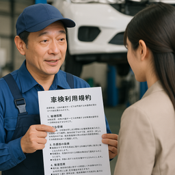 車検利用規約に関する同意書