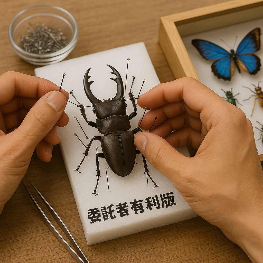 〔改正民法対応版〕昆虫標本制作委託契約書（委託者有利版）