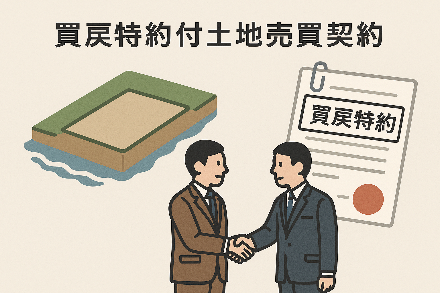 〔改正民法対応版〕買戻特約付土地売買契約書