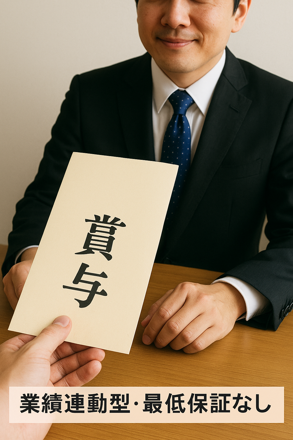 業績連動型の「賞与規程」（最低保証なし版）
